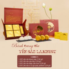 Combo 5 - Bánh trung thu yến sào Lamnest