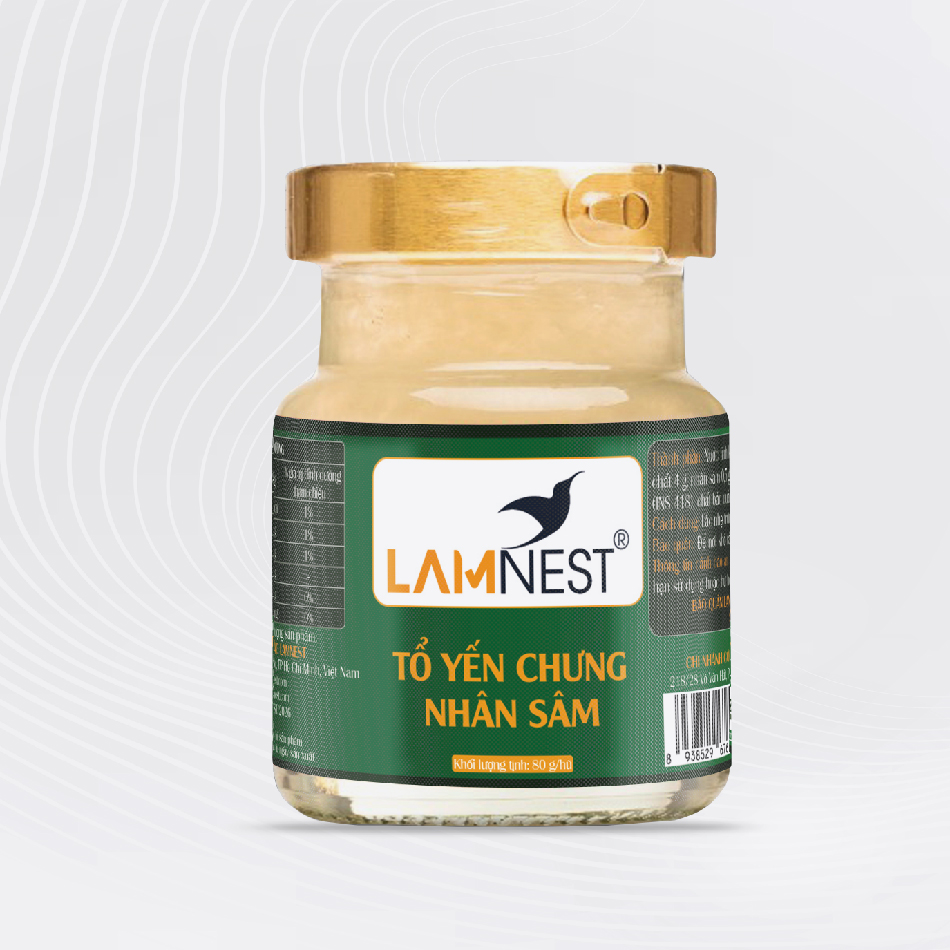 Yến chưng nhân sâm